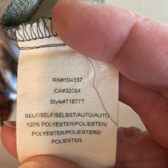 Anthropologie Tiny Long Sleeve Silky with Tie at Waist XL - Picture 7 of 7